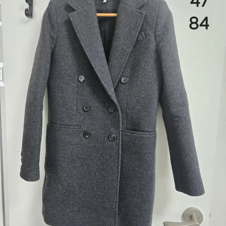 [BUNJANG] IRO Gray Wool Blend Coat / IRO 회색 울 코트