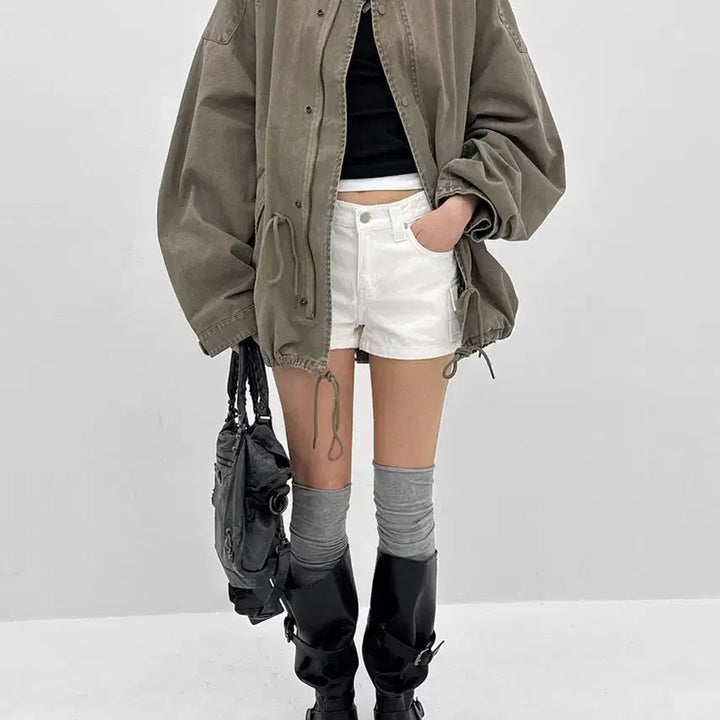 [BUNJANG] Blackup Murtley Pigment Field Jacket / 블랙업 머트레 피그먼트 야상자켓 카키
