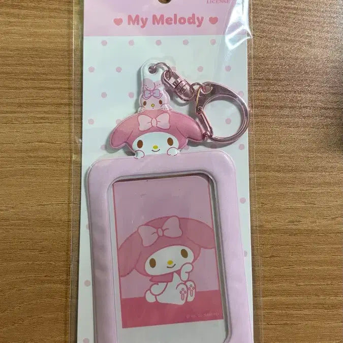 [BUNJANG] My Melody Photocard Holder Keyring / 마이멜로디 포토 홀더 키링