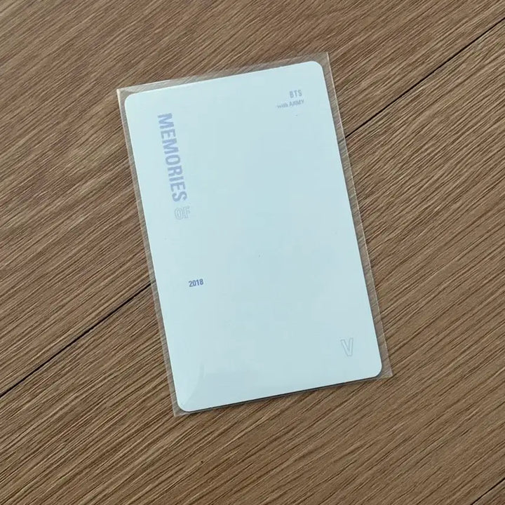 [BUNJANG] BTS V 2018 Memories Photocard / 방탄 bts 2018 메모리즈 포카 태형 v (하자 X)