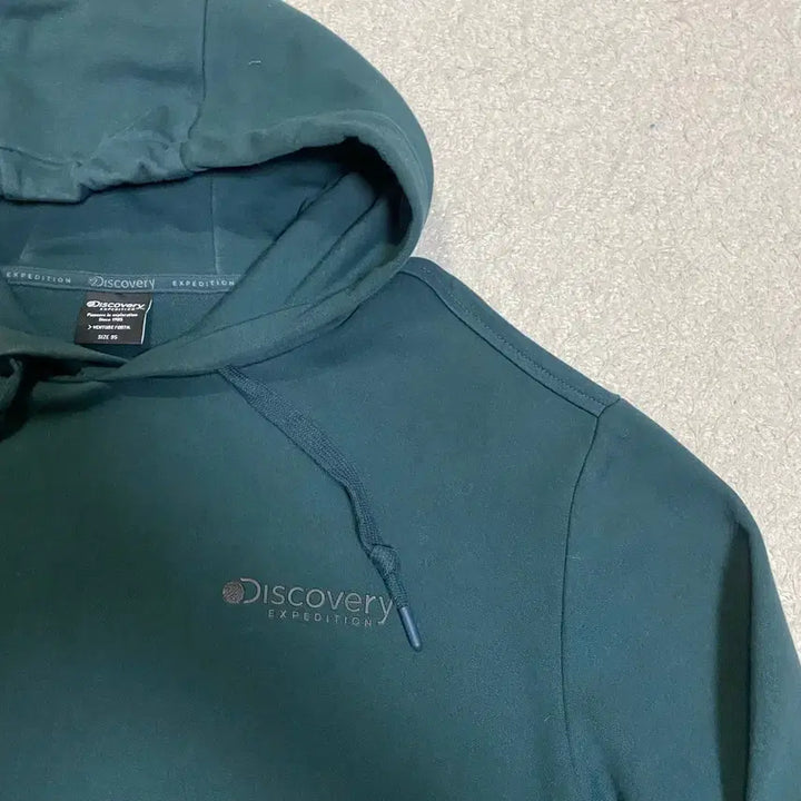 [BUNJANG] Discovery Green Hoodie 95 / 디스커버리 그린색 후드티 95
