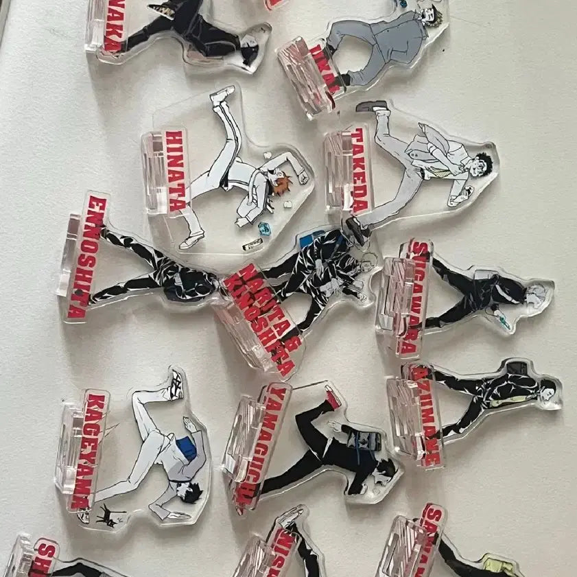 [BUNJANG] Haikyuu!! "Getting to School" Acrylic Standee Set - Kageyama, Suga, Hinata, Nishinoya / 풀셋일괄) 급처)하이큐 등교 아크릴 카게야마 스가 히나타 니시노야