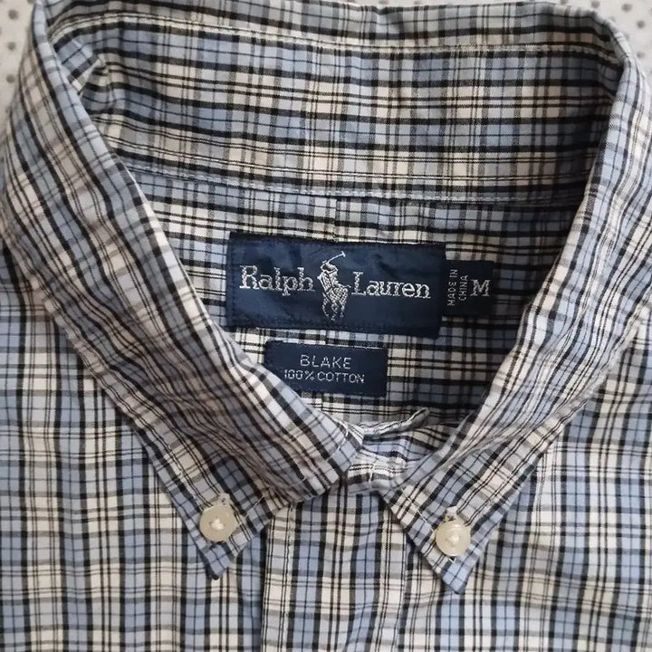 [BUNJANG] Polo Ralph Lauren Checkered Short Sleeve Shirt / 폴로 랄프로렌 체크 반팔 셔츠