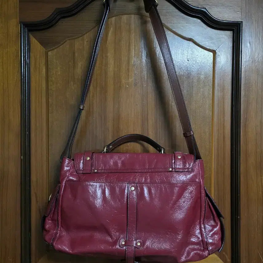 [BUNJANG] Beanpole x Juun.J Limited Edition Wine Leather Shoulder Bag / 빈폴 x 준지 숄더백 한정판 와인 가죽 가방 크로스백 핸드백 무신사