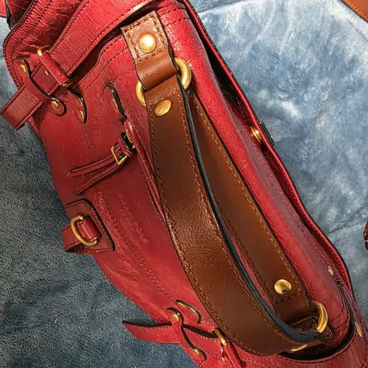 [BUNJANG] Beanpole x Juun.J Limited Edition Wine Leather Shoulder Bag / 빈폴 x 준지 숄더백 한정판 와인 가죽 가방 크로스백 핸드백 무신사