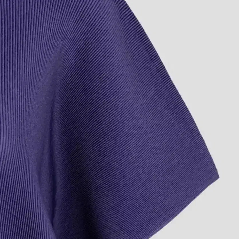 [BUNJANG] Issey Miyake Pleats Please High Neck Short Sleeve Mist Top Dark Blue Size 3 / 이세이미야케 플리츠플리즈 탑 하이넥 반소매 미스트 탑 다크블루 3사이즈