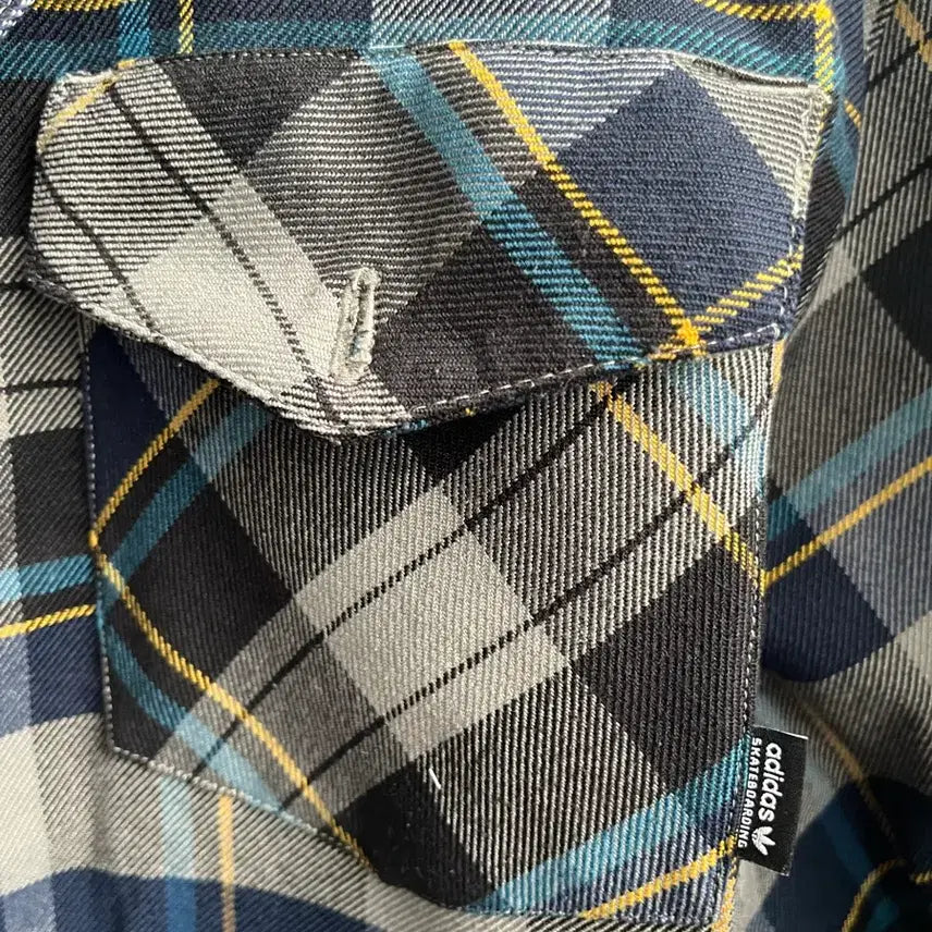 [BUNJANG] Adidas Skateboarding Flannel Shirt / 아디다스 셔츠(스케이트보드) 100~105
