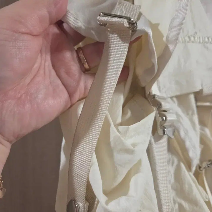 [BUNJANG] Smoothmood Ivory Backpack / smoothmood 아이보리 백팩