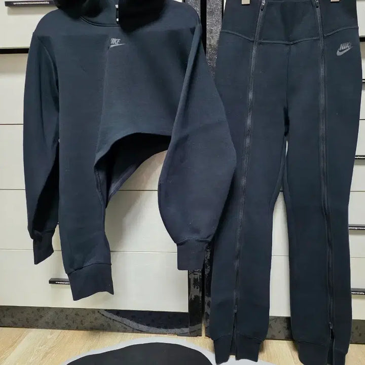 [BUNJANG] Nike Tech Fleece Training Set Black / 나이키 테그 후드 트레이닝 세트 블랙