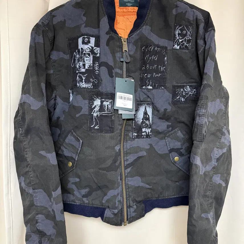 [BUNJANG] Under My Car RIOT MA-1 Jacket / 언더마이카 RIOT MA-1 - BLUE CAMO 1  팝니다