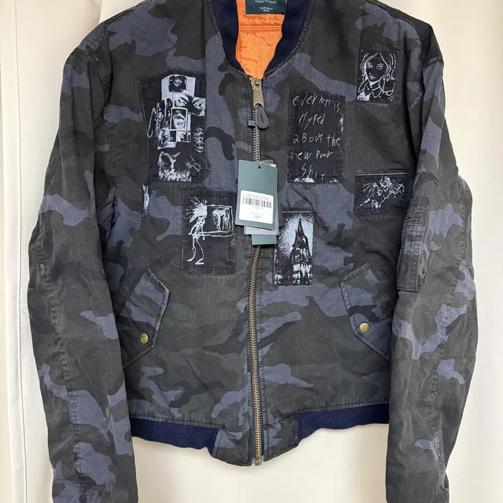 [BUNJANG] Under My Car RIOT MA-1 Jacket / 언더마이카 RIOT MA-1 - BLUE CAMO 1  팝니다