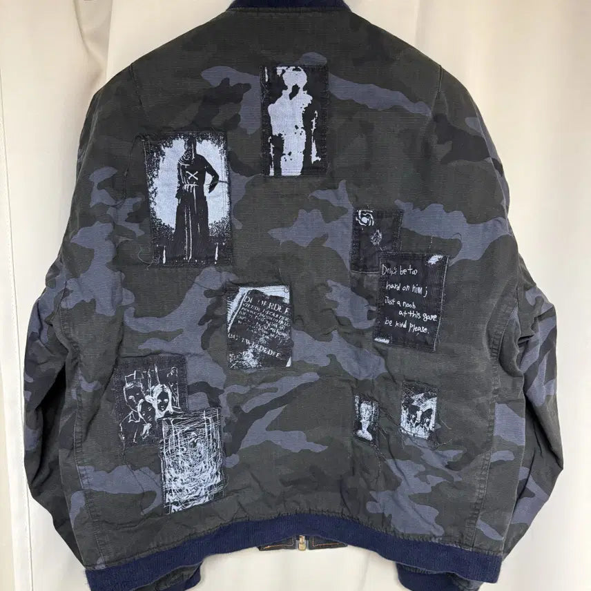 [BUNJANG] Under My Car RIOT MA-1 Jacket / 언더마이카 RIOT MA-1 - BLUE CAMO 1  팝니다