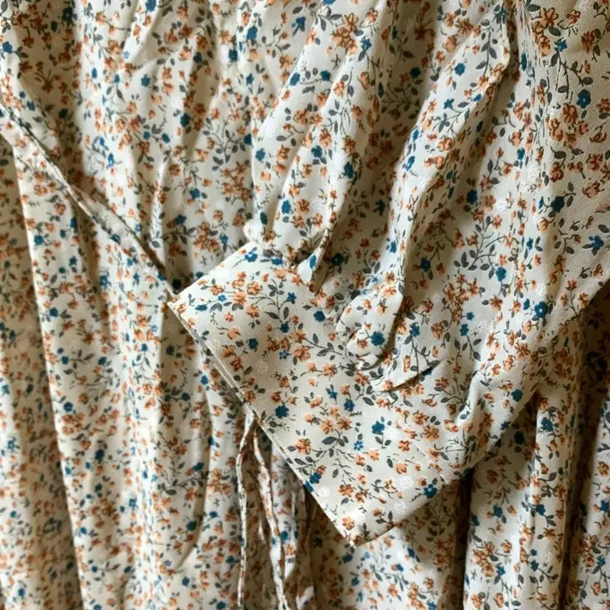 [BUNJANG] Bridge Day Chiffon Floral Long Dress / (새상품)브리지데이 쉬폰 플라워 롱 원피스