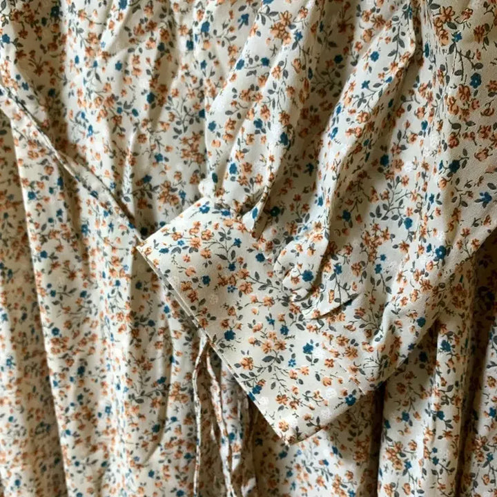 [BUNJANG] Bridge Day Chiffon Floral Long Dress / (새상품)브리지데이 쉬폰 플라워 롱 원피스