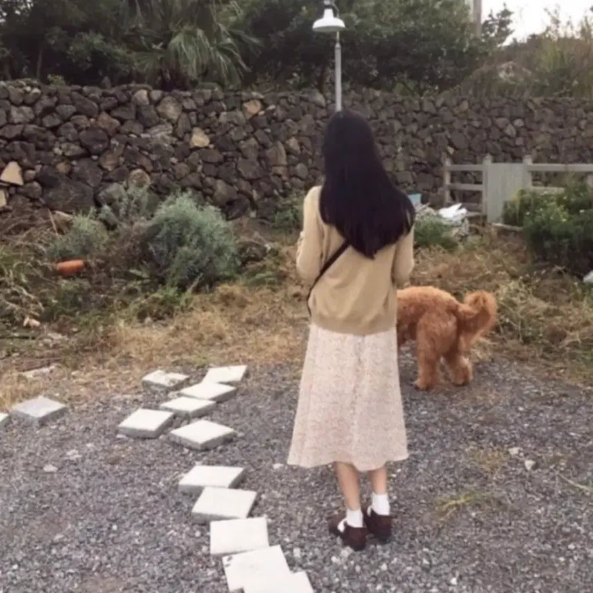 [BUNJANG] Bridge Day Chiffon Floral Long Dress / (새상품)브리지데이 쉬폰 플라워 롱 원피스