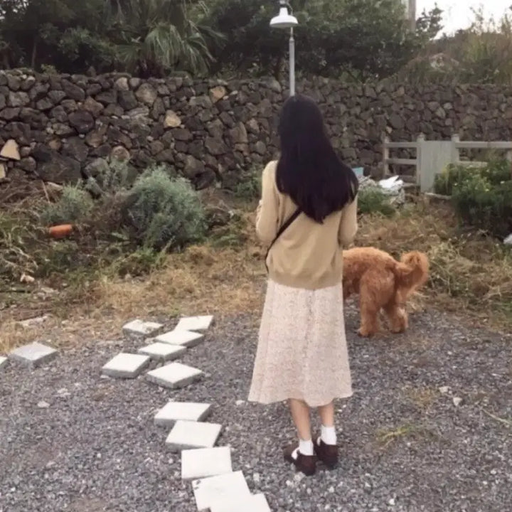 [BUNJANG] Bridge Day Chiffon Floral Long Dress / (새상품)브리지데이 쉬폰 플라워 롱 원피스