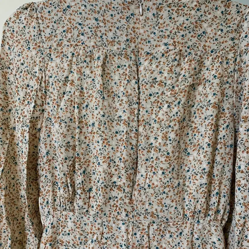 [BUNJANG] Bridge Day Chiffon Floral Long Dress / (새상품)브리지데이 쉬폰 플라워 롱 원피스