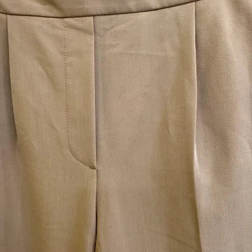 [BUNJANG] 8SECONDS Beige Elastic Waistband Slacks Pants / 8SECONDS 베이지 슬랙스 밴딩 팬츠/기본 슬랙스/새상품