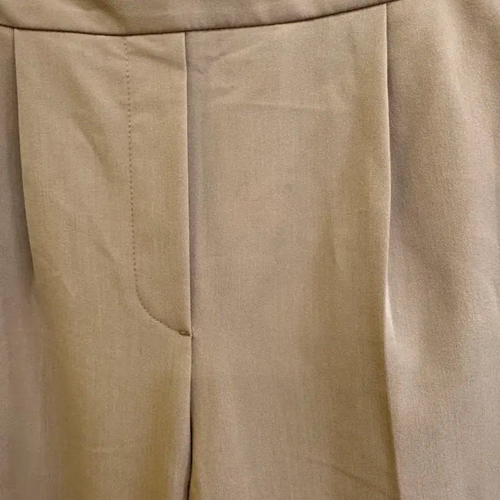 [BUNJANG] 8SECONDS Beige Elastic Waistband Slacks Pants / 8SECONDS 베이지 슬랙스 밴딩 팬츠/기본 슬랙스/새상품