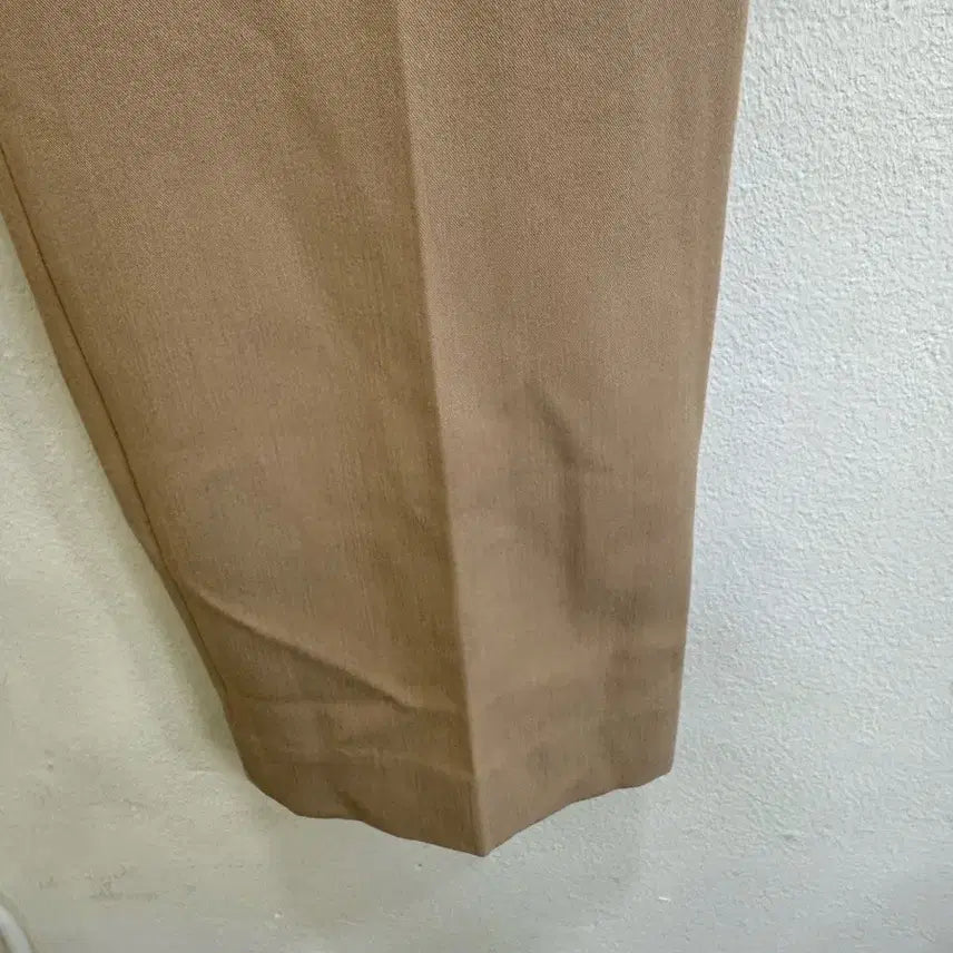 [BUNJANG] 8SECONDS Beige Elastic Waistband Slacks Pants / 8SECONDS 베이지 슬랙스 밴딩 팬츠/기본 슬랙스/새상품