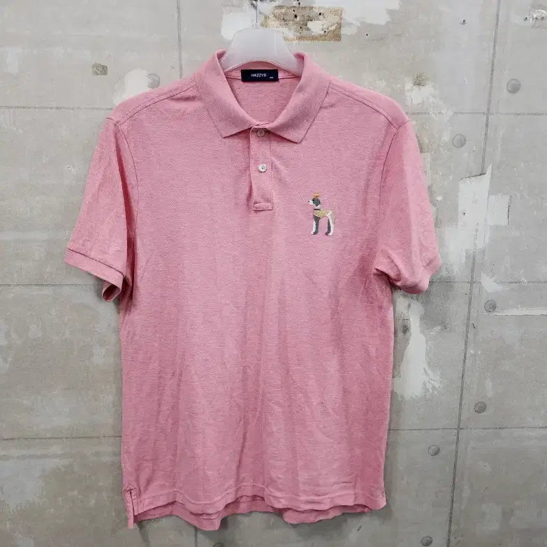 [SOLD OUT] (100)헤지스 정품 남성 스판 반팔 티/100size/상태우수