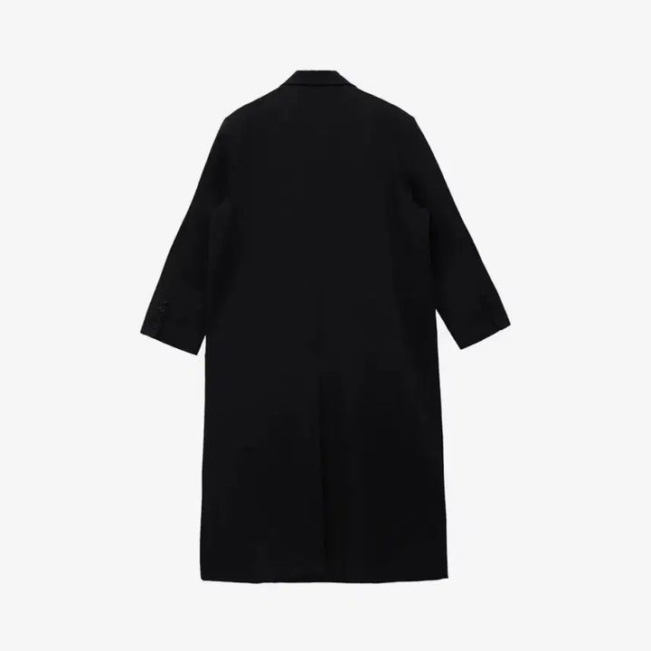 [BUNJANG] Trimming Bird Peaked Lapel Maxi Coat - Black / 트리밍버드 Peaked Lapel Maxi Coat [ Black ]