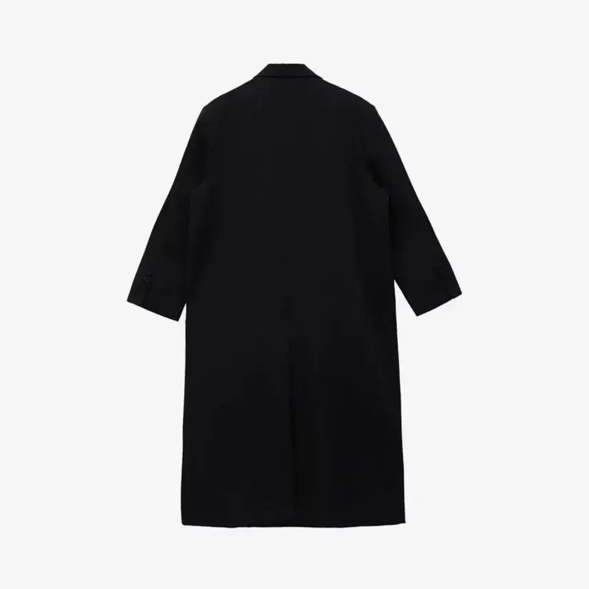[BUNJANG] Trimming Bird Peaked Lapel Maxi Coat - Black / 트리밍버드 Peaked Lapel Maxi Coat [ Black ]