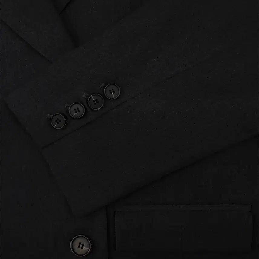 [BUNJANG] Trimming Bird Peaked Lapel Maxi Coat - Black / 트리밍버드 Peaked Lapel Maxi Coat [ Black ]