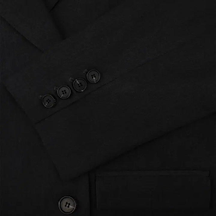 [BUNJANG] Trimming Bird Peaked Lapel Maxi Coat - Black / 트리밍버드 Peaked Lapel Maxi Coat [ Black ]