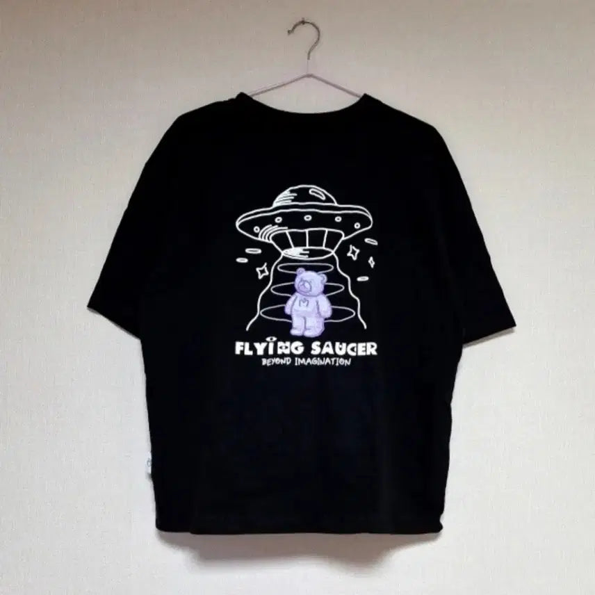 [BUNJANG] Embler UFO Bear T-shirt / 엠블러 UFO 곰돌이 티셔츠 L