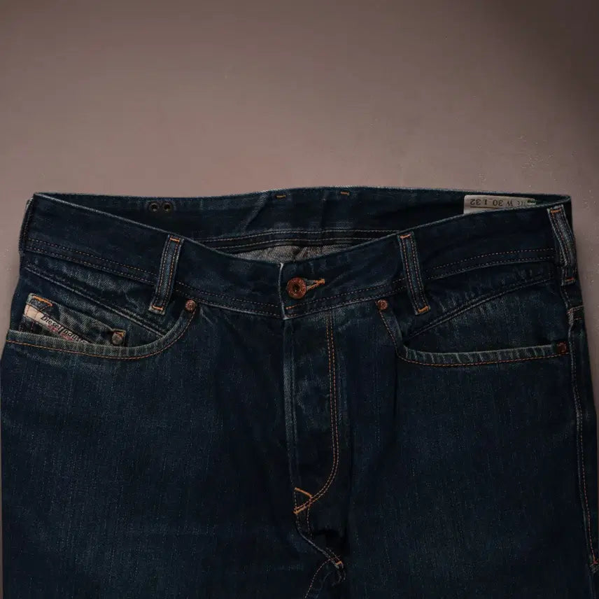 [BUNJANG] Diesel X Adidas Low-Rise Denim Pants / 디젤X아디다스 로우라이즈 데님팬츠 C739