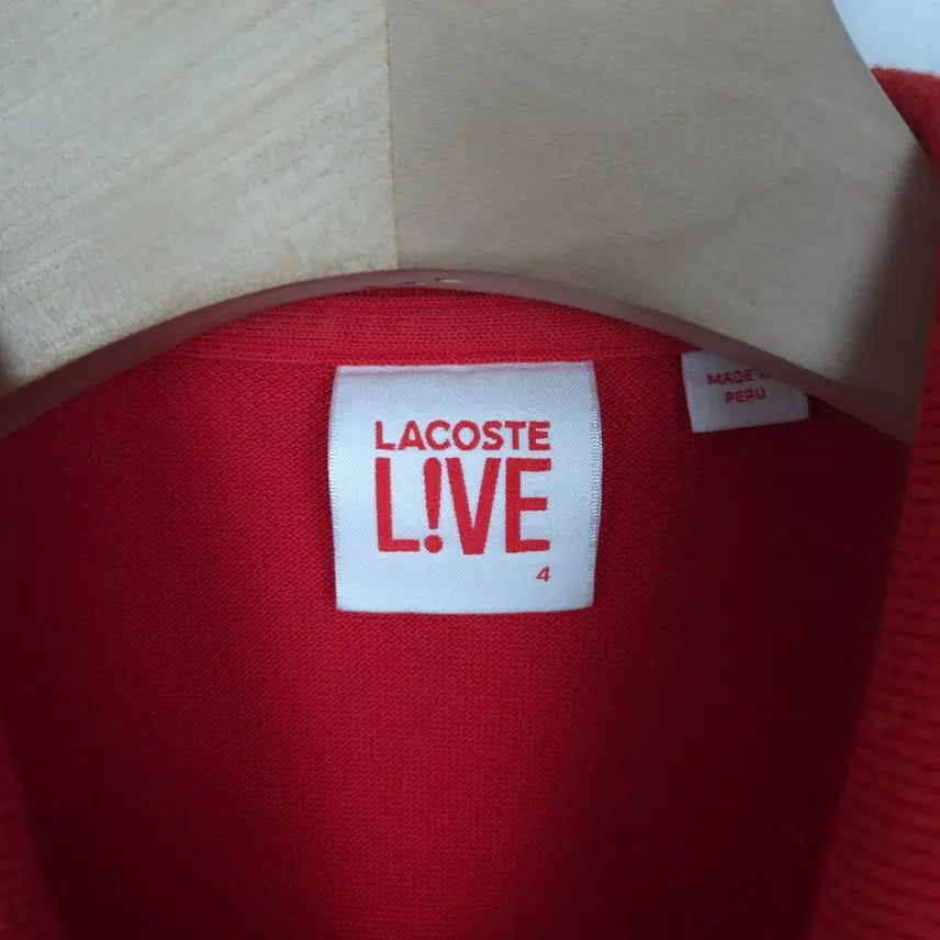 [SOLD OUT] [100] 라코스테 레드 반팔 피케셔츠
