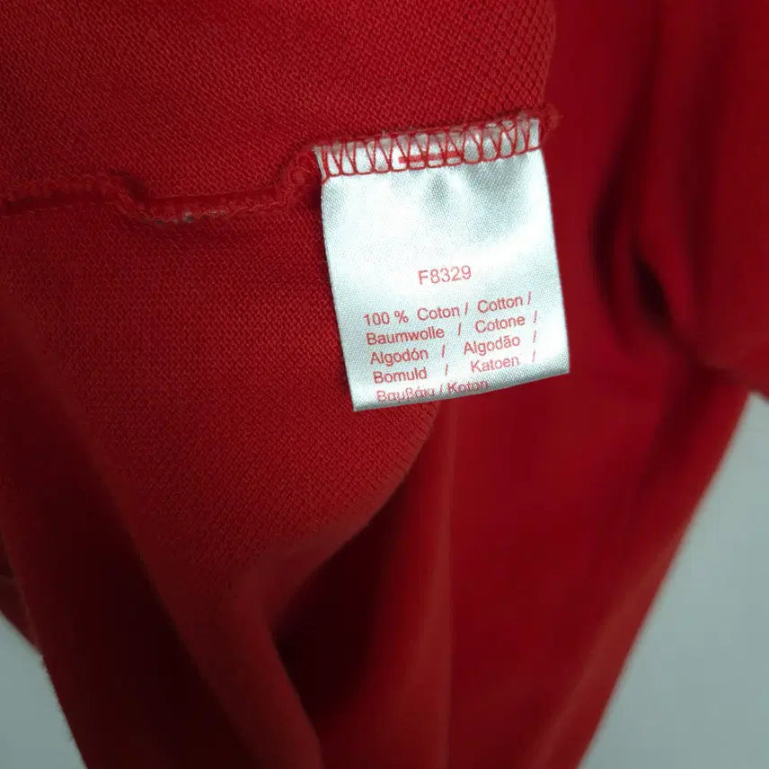 [SOLD OUT] [100] 라코스테 레드 반팔 피케셔츠