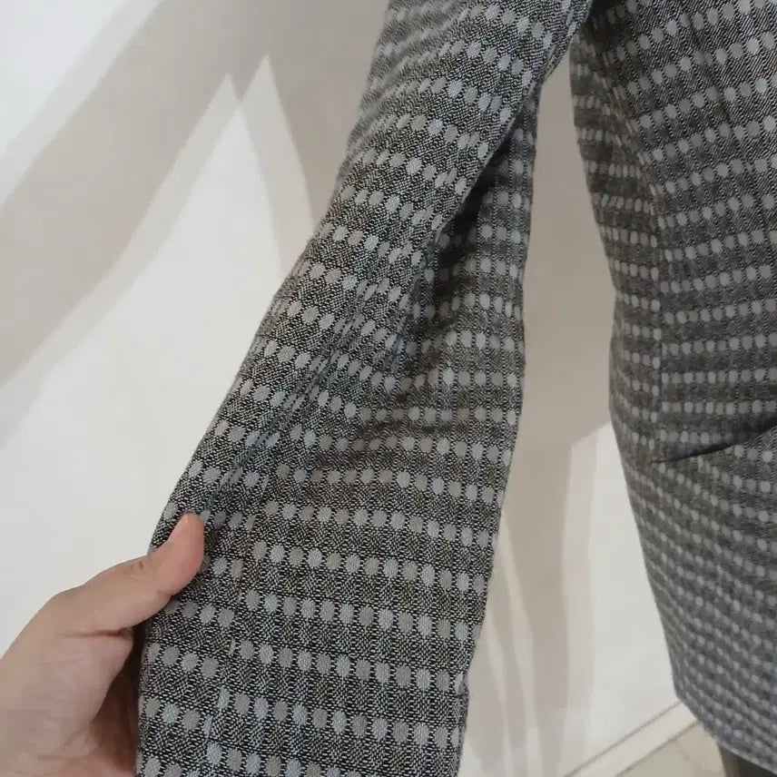 [BUNJANG] Prada Pattern Long Jacket / 쁘렝땅 패턴 롱자켓