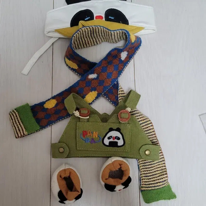 [BUNJANG] 20cm Panda Outfit Set / 20cm인형 팬더옷 판매합니다