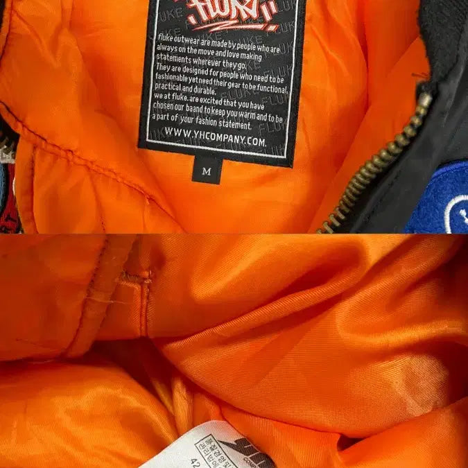 [BUNJANG] Fluke MA-1 Black Bomber Jacket / 플루크 MA-1자켓 블랙 항공점퍼