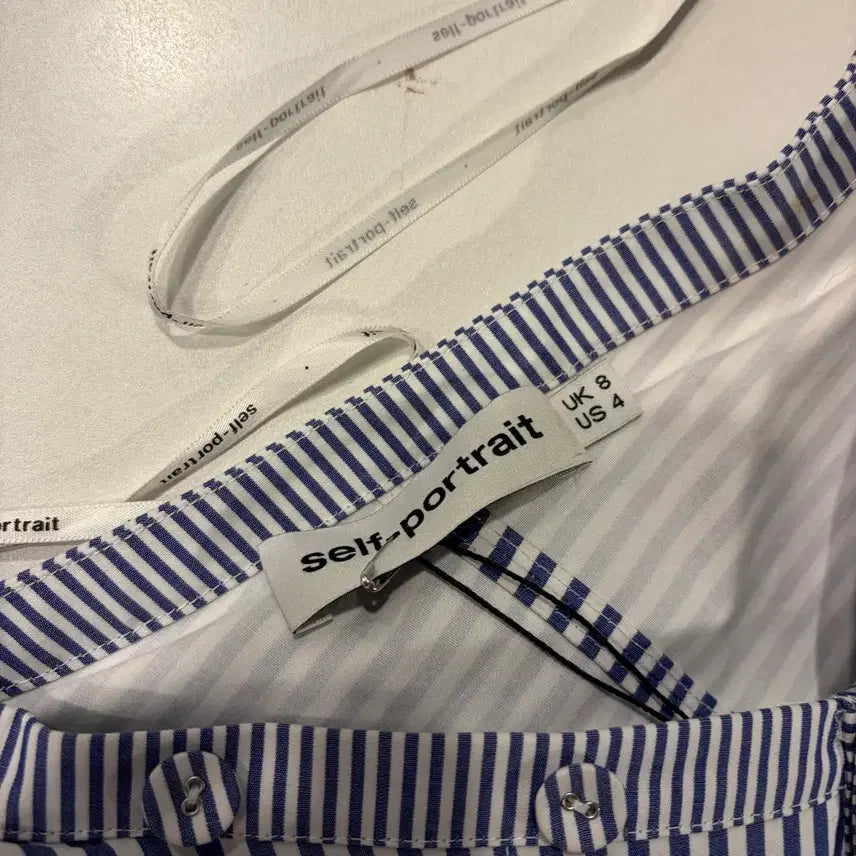 [BUNJANG] Self-Portrait Striped Frill Blouse / [S] 셀프포트레이트 스트라이프 프릴 블라우스