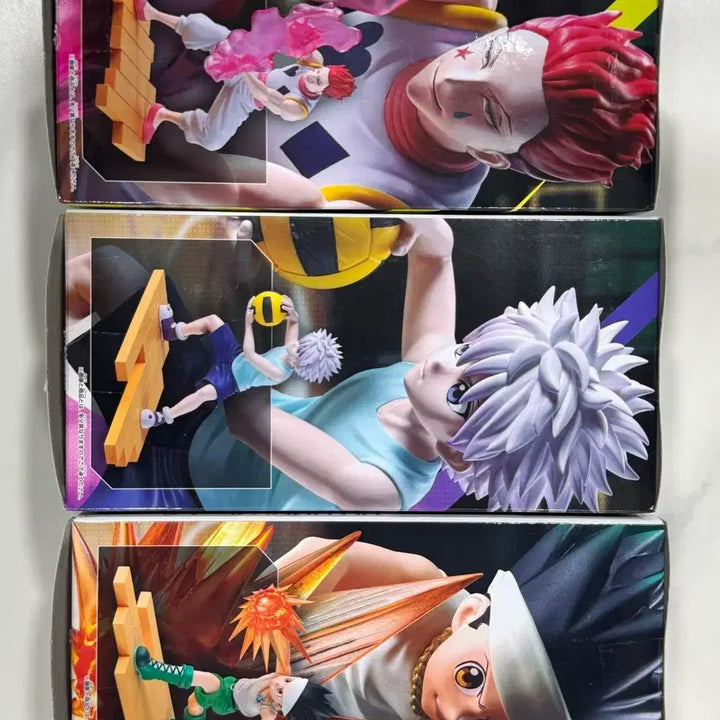 [BUNJANG] Hunter x Hunter Greed Island Dodgeball Figure Bundle Set (Japan Import, Sealed) / [일본내수용/현물] 미개봉 헌터x헌터 그리드아일랜드 피구 피규어