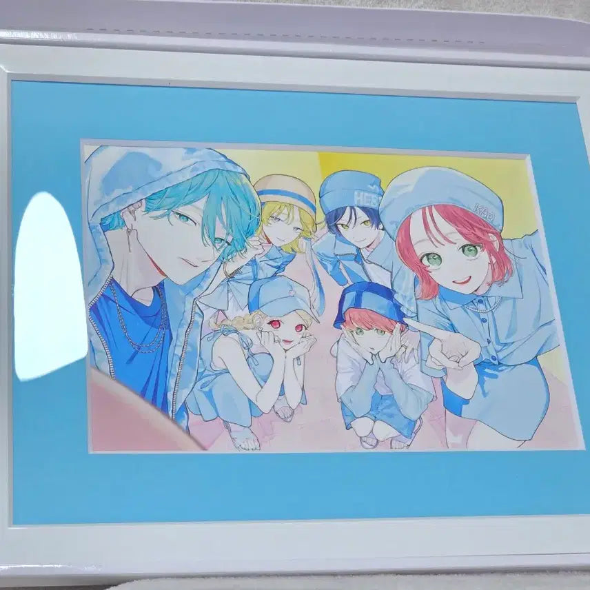 [BUNJANG] Manbok Gacha Vol. 3 A Prize Replicated Artwork Frame / 얼굴만으론좋아할수없어요 얼굴좋아 만복가챠 3탄 A상 복제화 액자