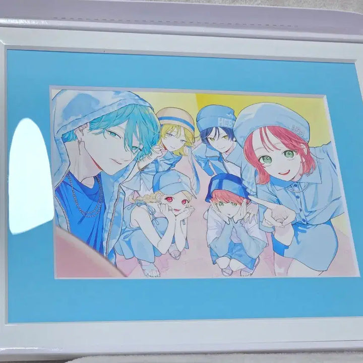 [BUNJANG] Manbok Gacha Vol. 3 A Prize Replicated Artwork Frame / 얼굴만으론좋아할수없어요 얼굴좋아 만복가챠 3탄 A상 복제화 액자