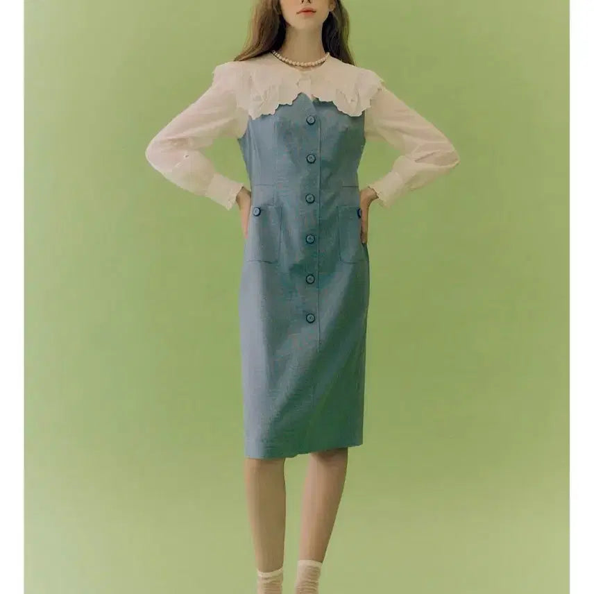 [BUNJANG] DearK Bustier Spring Dress / [새상품/택포] 디어케이 뷔스티에 봄원피스