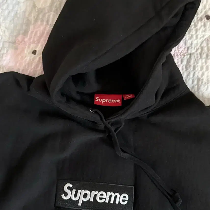 [BUNJANG] Supreme Box Logo Hoodie Black 23FW XL / 슈프림 박스 로고 후드 블랙 23FW XL