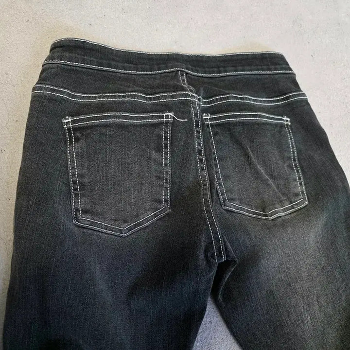[BUNJANG] Spandex Bootcut Jeans (Small) / 스판 부츠컷진 새거 스몰