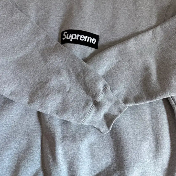 [BUNJANG] Supreme Box Logo Crewneck Heather Grey XL / 슈프림 박스 로고 맨투맨 헤더 그레이 XL