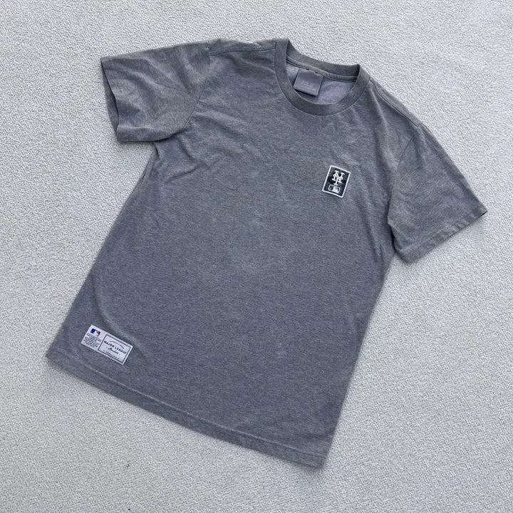 [BUNJANG] MLB New York Mets Logo Short Sleeve T-Shirt / 95 MLB 뉴욕 메츠 로고 반팔 티셔츠 0413E