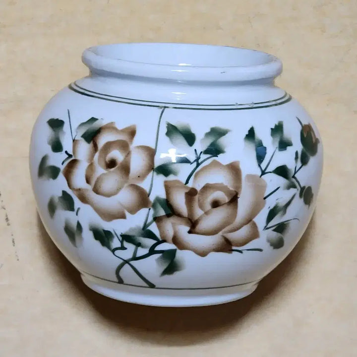 [BUNJANG] Antique Floral Vase / 도자기