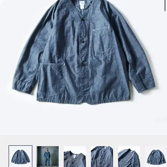 [SOLD OUT] 택포) 포스트오버롤즈 45dv 미디엄웨이트샴브레이 L사이즈 판매