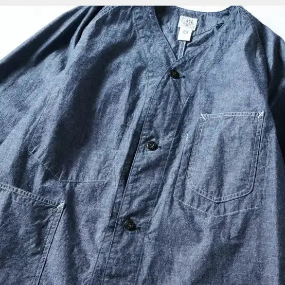 [SOLD OUT] 택포) 포스트오버롤즈 45dv 미디엄웨이트샴브레이 L사이즈 판매