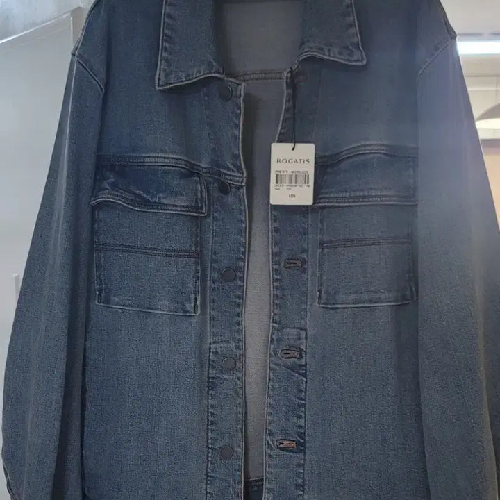 [BUNJANG] Rogatis Denim Shirt Jacket / 로가디스 셔츠형 청자켓
