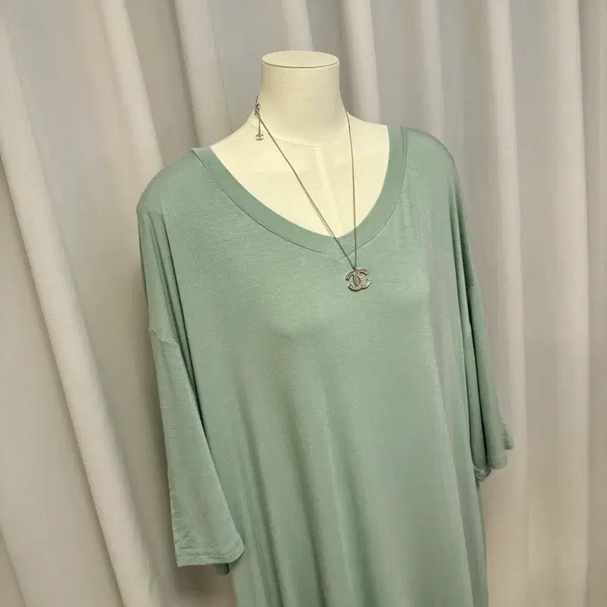 [BUNJANG] Loose Fit Mint T-Shirt (New) / 루즈핏 민트색 티셔츠 (새제품)